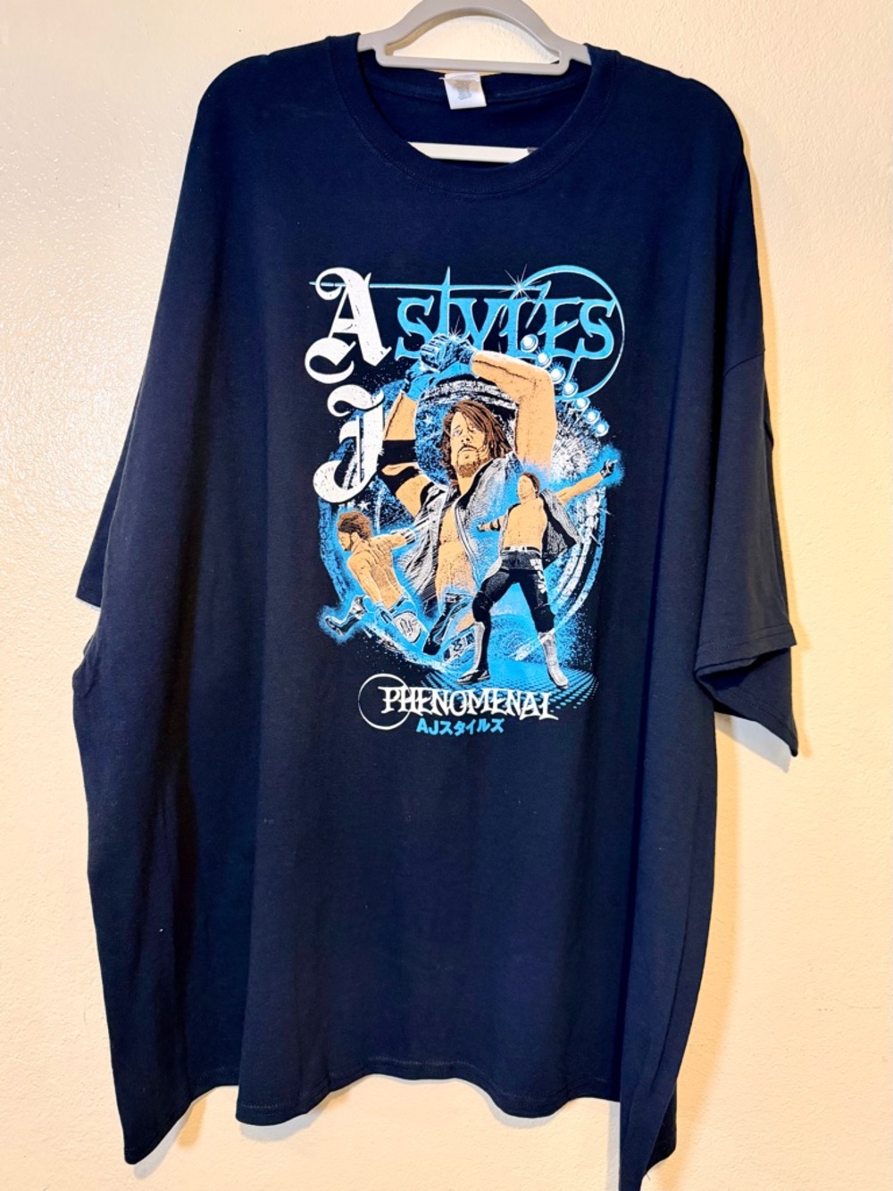 WWE AJ Styles Y2K Style Shirt Size 5XL